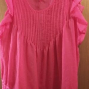 Pink shear top by Jessica Simpson